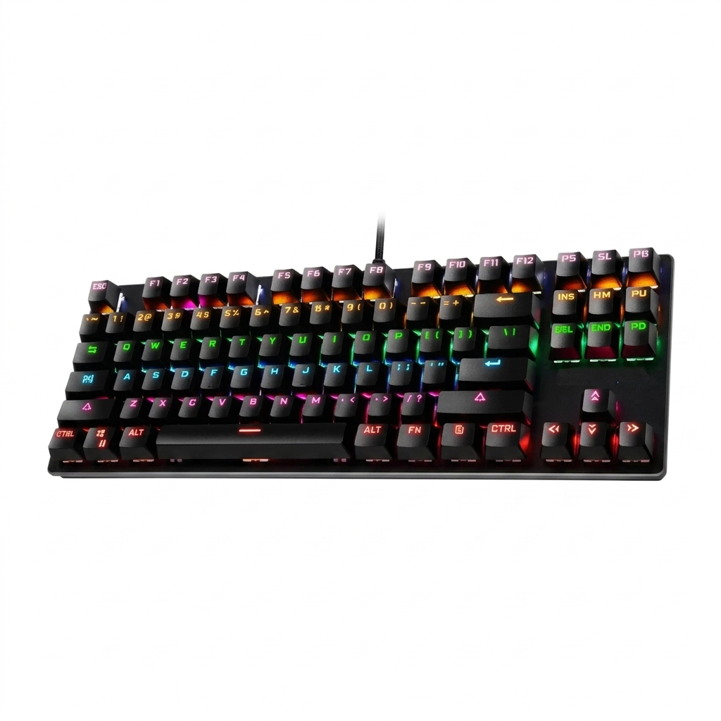 Bajeal 919 Wired RGB Gaming Keyboard 80% - Black