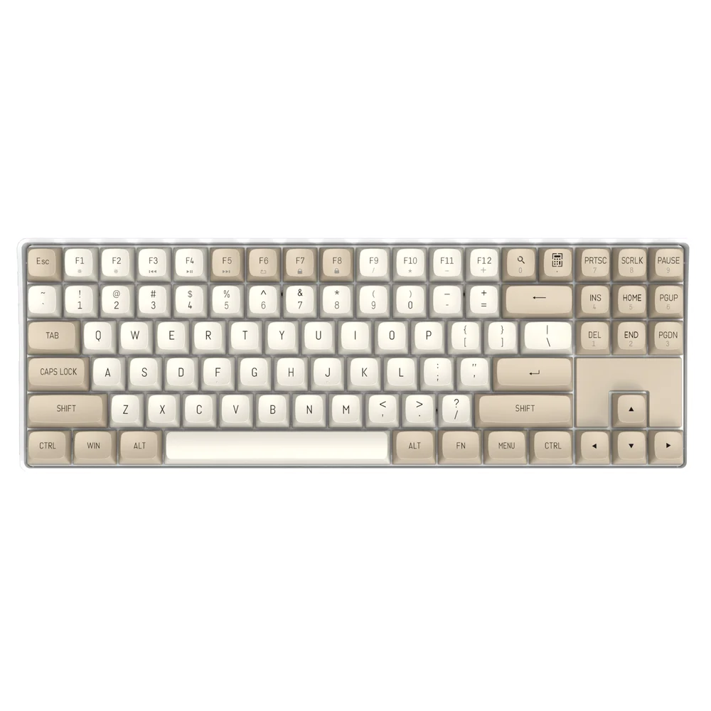 DarkFlash GD87 Mechanical keyboard - Milky & Brown