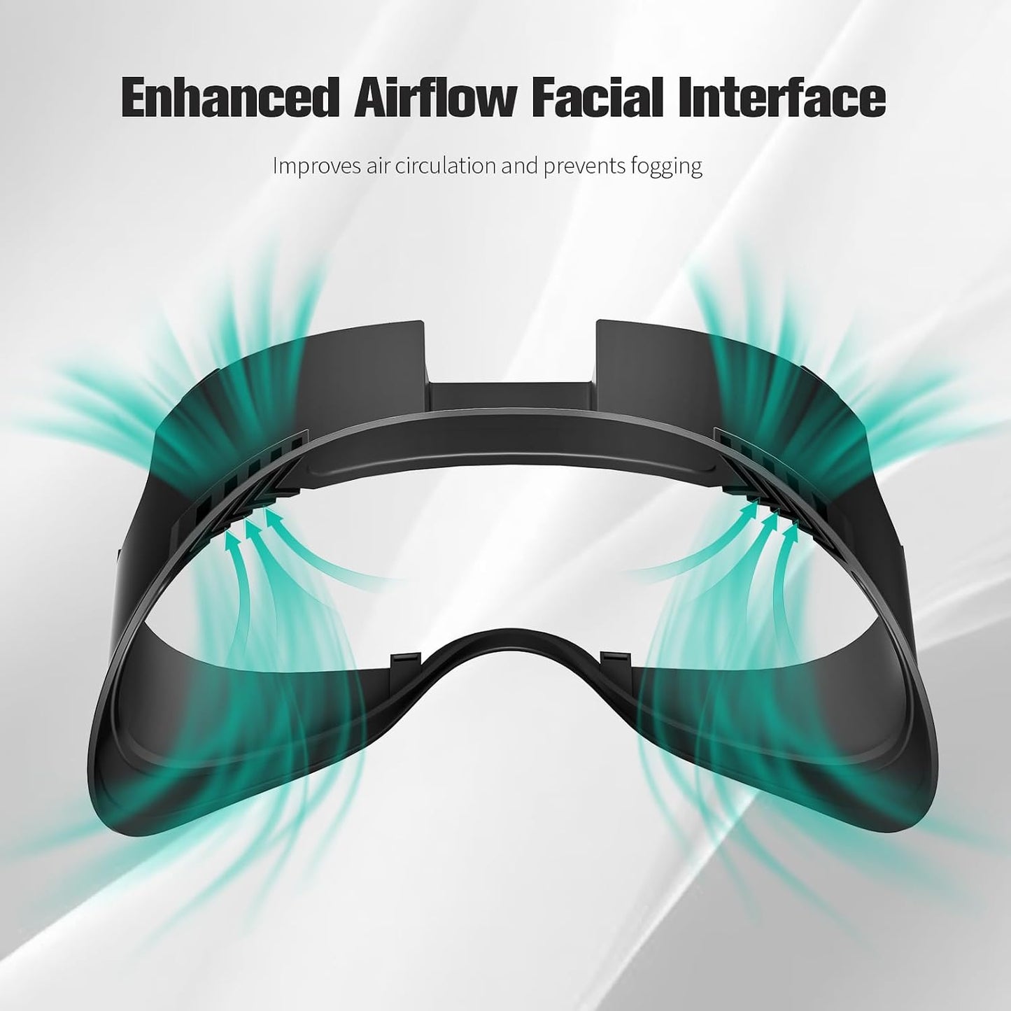 TRILINK Facial Interface Face Cover Pad Compatible with Meta Quest 3, Soft PU Face Cushion Pad for Quest 3, Fully Integrated Anti-Light Leakage Design