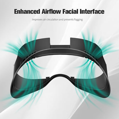 TRILINK Facial Interface Face Cover Pad Compatible with Meta Quest 3, Soft PU Face Cushion Pad for Quest 3, Fully Integrated Anti-Light Leakage Design