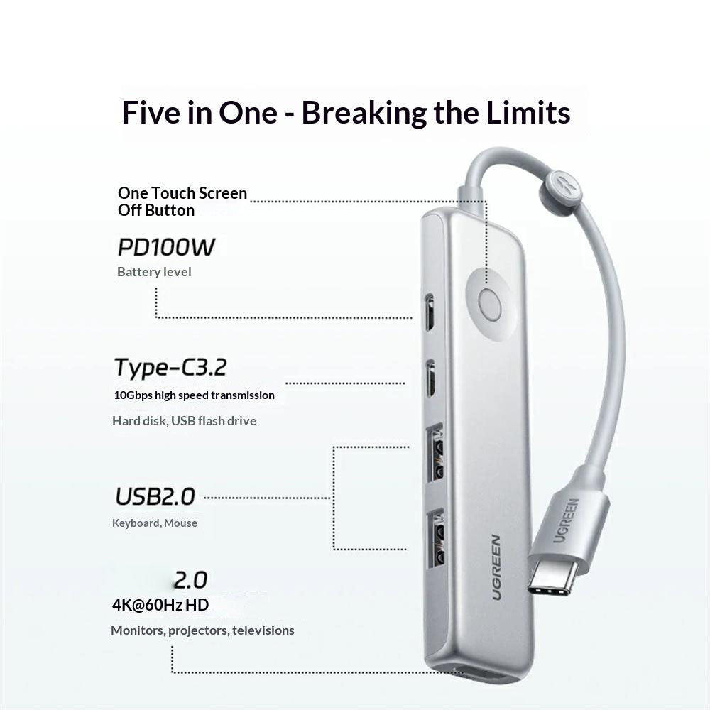 UGREEN USB C HUB 5 in 1