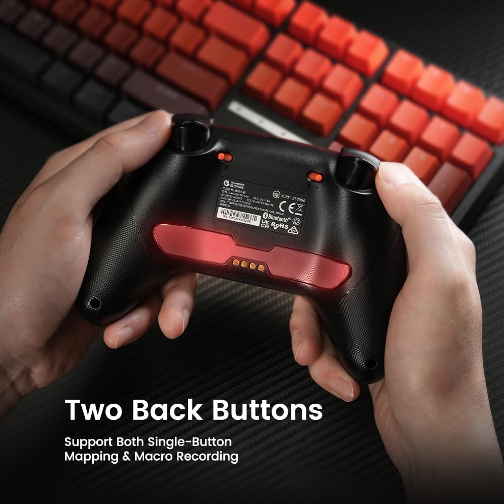 GameSir Nova 2 Lite Wireless Controller Compatible with PC/Switch/Steam/Android (Grey)