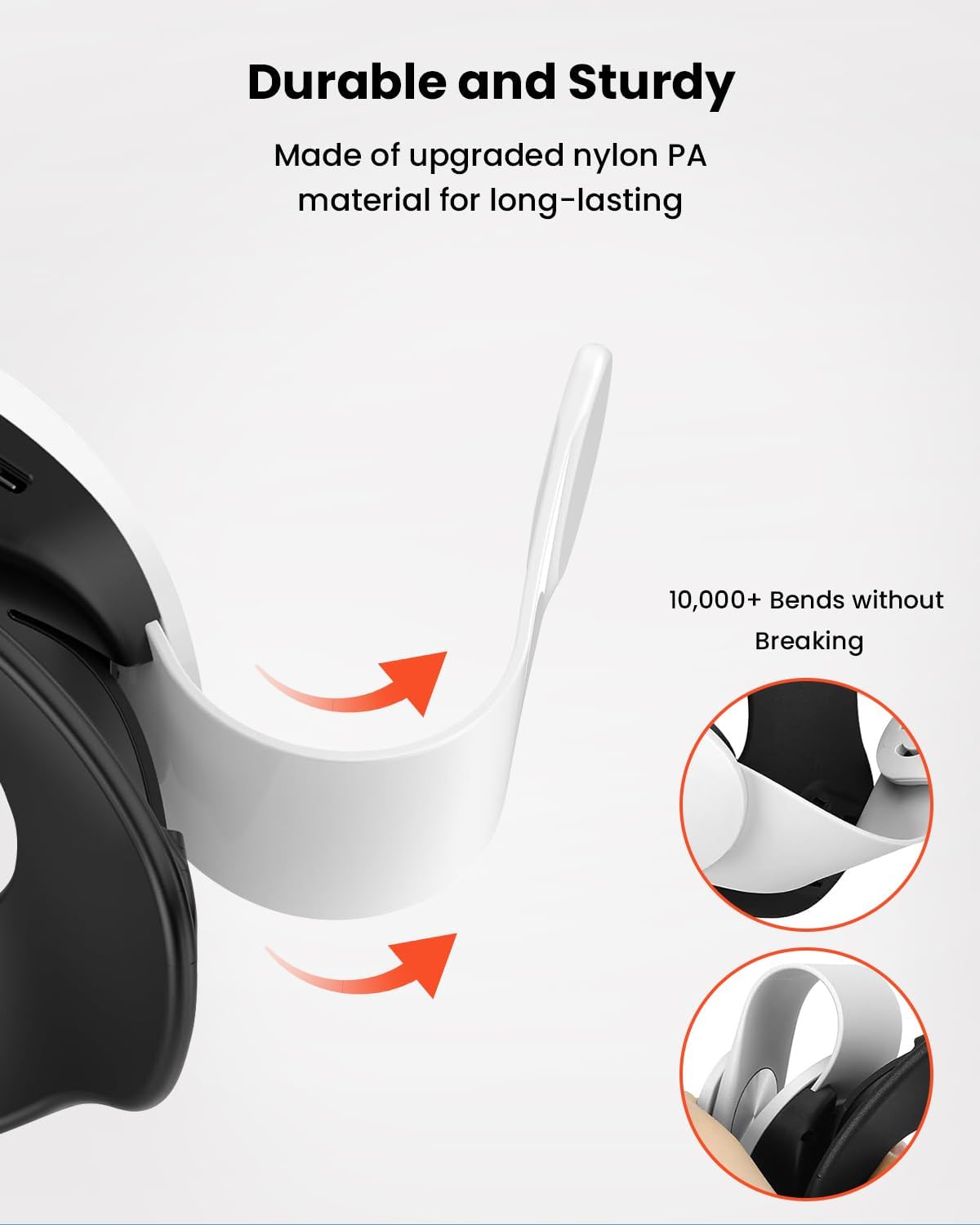Geekera Head Strap for Meta Quest 3 / 3S With Battery 10000mAh