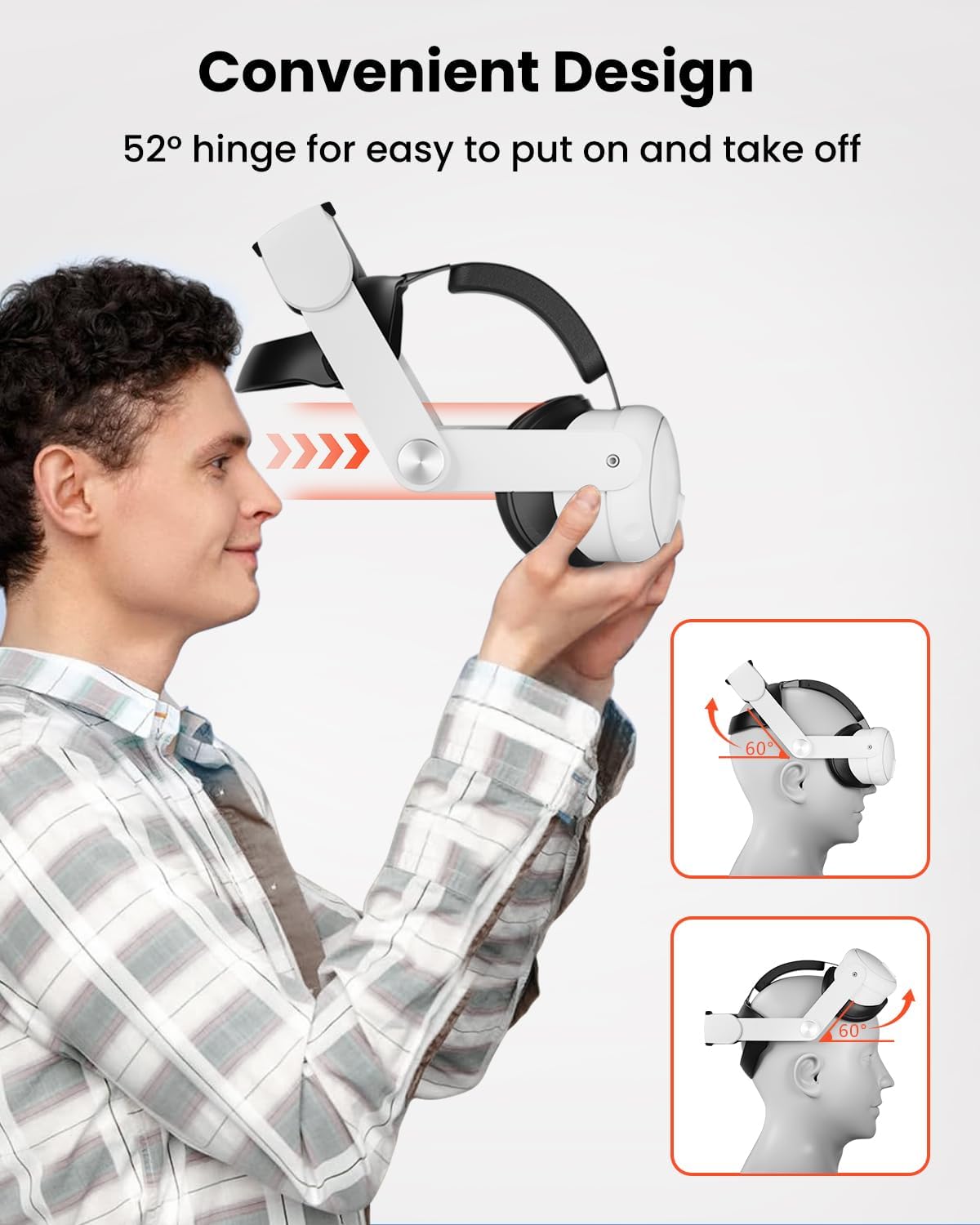 Geekera Head Strap for Meta Quest 3 / 3S With Battery 10000mAh
