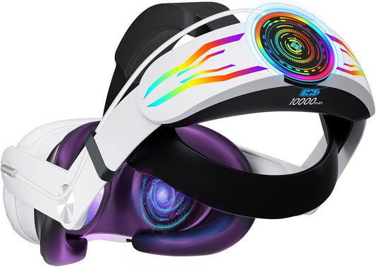 Geekera Head Strap for Meta Quest 3 / 3S With Battery 10000mAh
