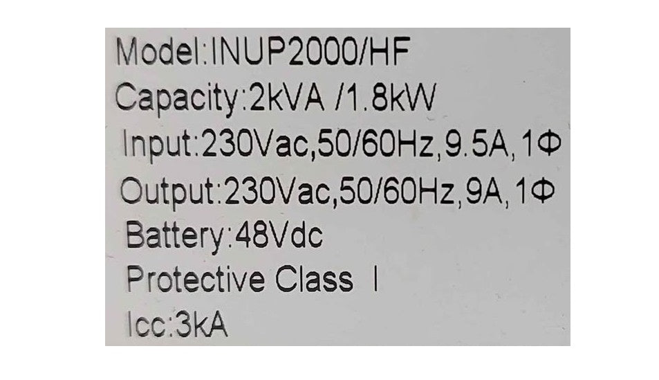 INVO ONLINE UPS 2kVA