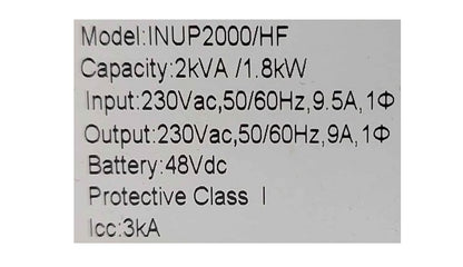 INVO ONLINE UPS 2kVA