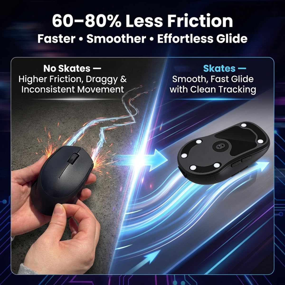Mouse Skates Replacement