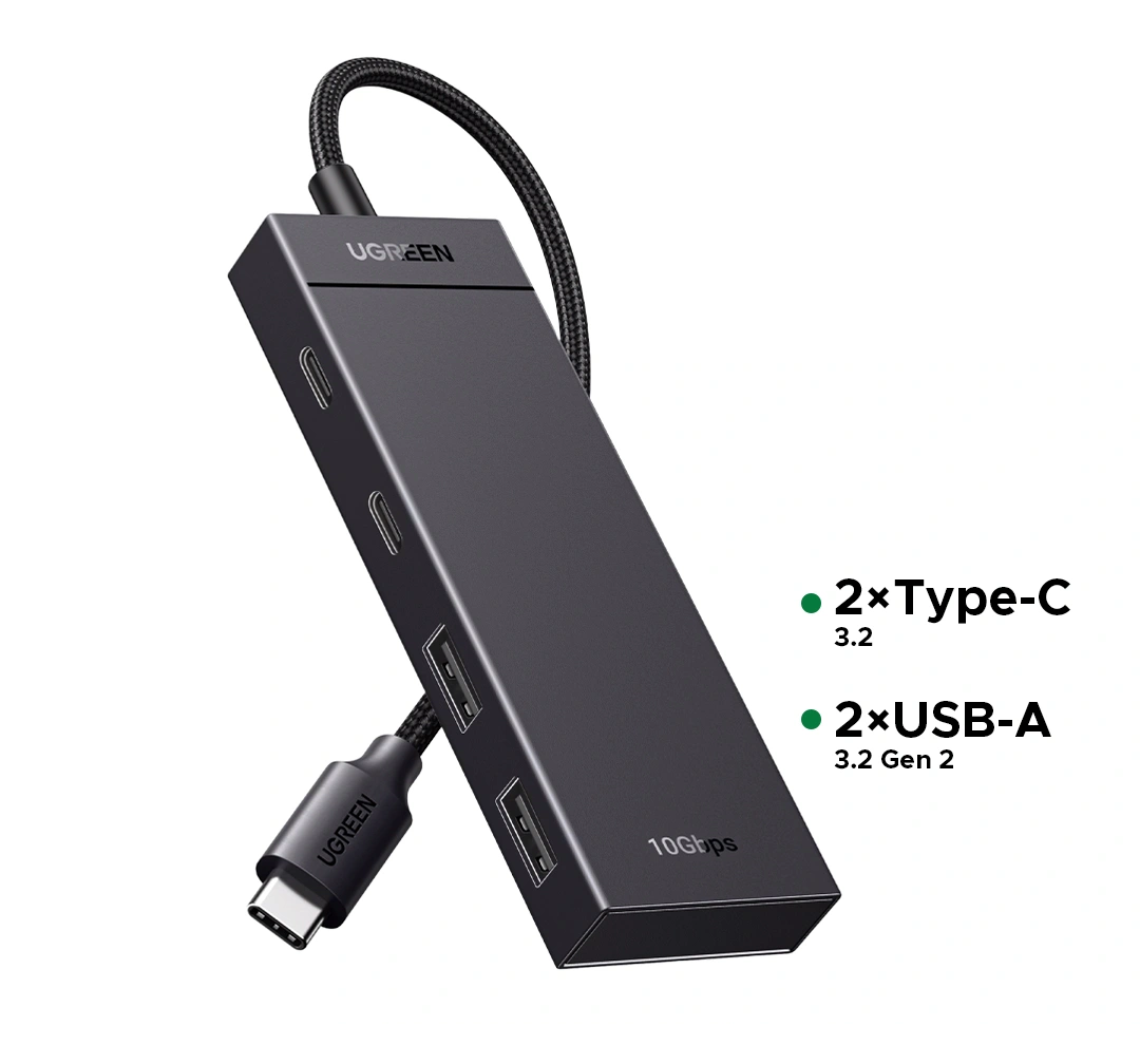 UGREEN USB-C Hub 4 Ports USB Type-C to USB 3.2 gen 2 Hub