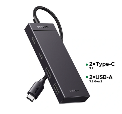 UGREEN USB-C Hub 4 Ports USB Type-C to USB 3.2 gen 2 Hub
