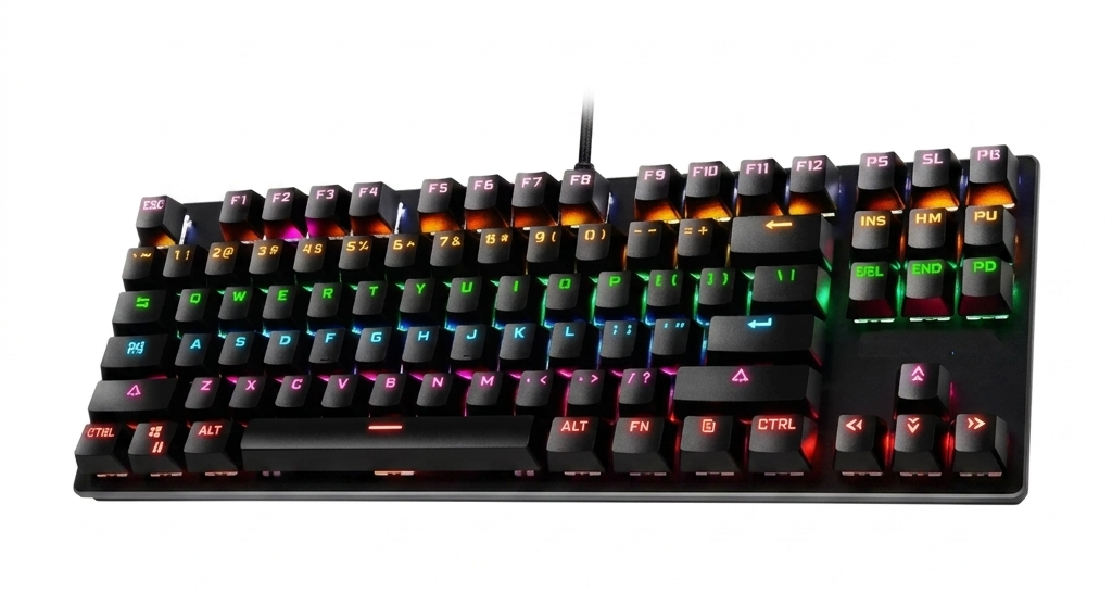 Bajeal 919 Wired RGB Gaming Keyboard 80% - Black