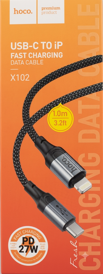 HOCO TypeC to Lightning Data and Charging Cable x102