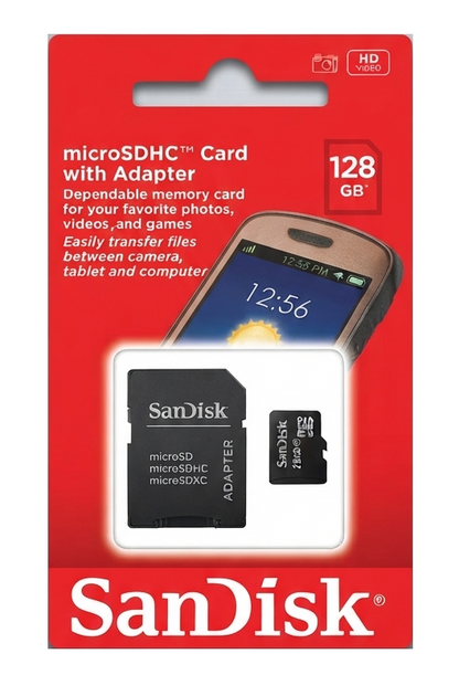 SanDisk MicroSDHC 128GB