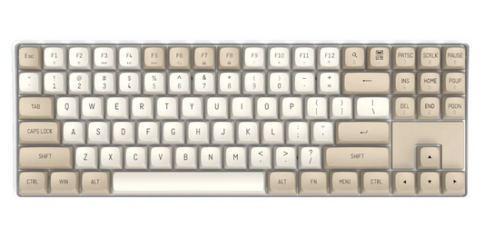 DarkFlash GD87 Mechanical keyboard - Milky & Brown