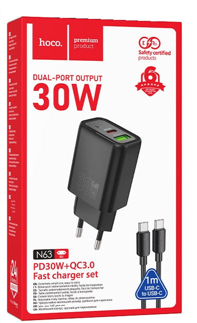 hoco Charger  N63 30W (TypeC-TypeC)